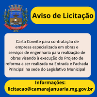 AVISO DE LICITAÇÃO