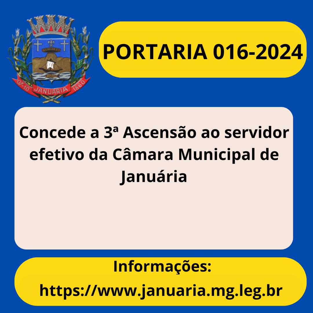 PORTARIA 016 - 2024