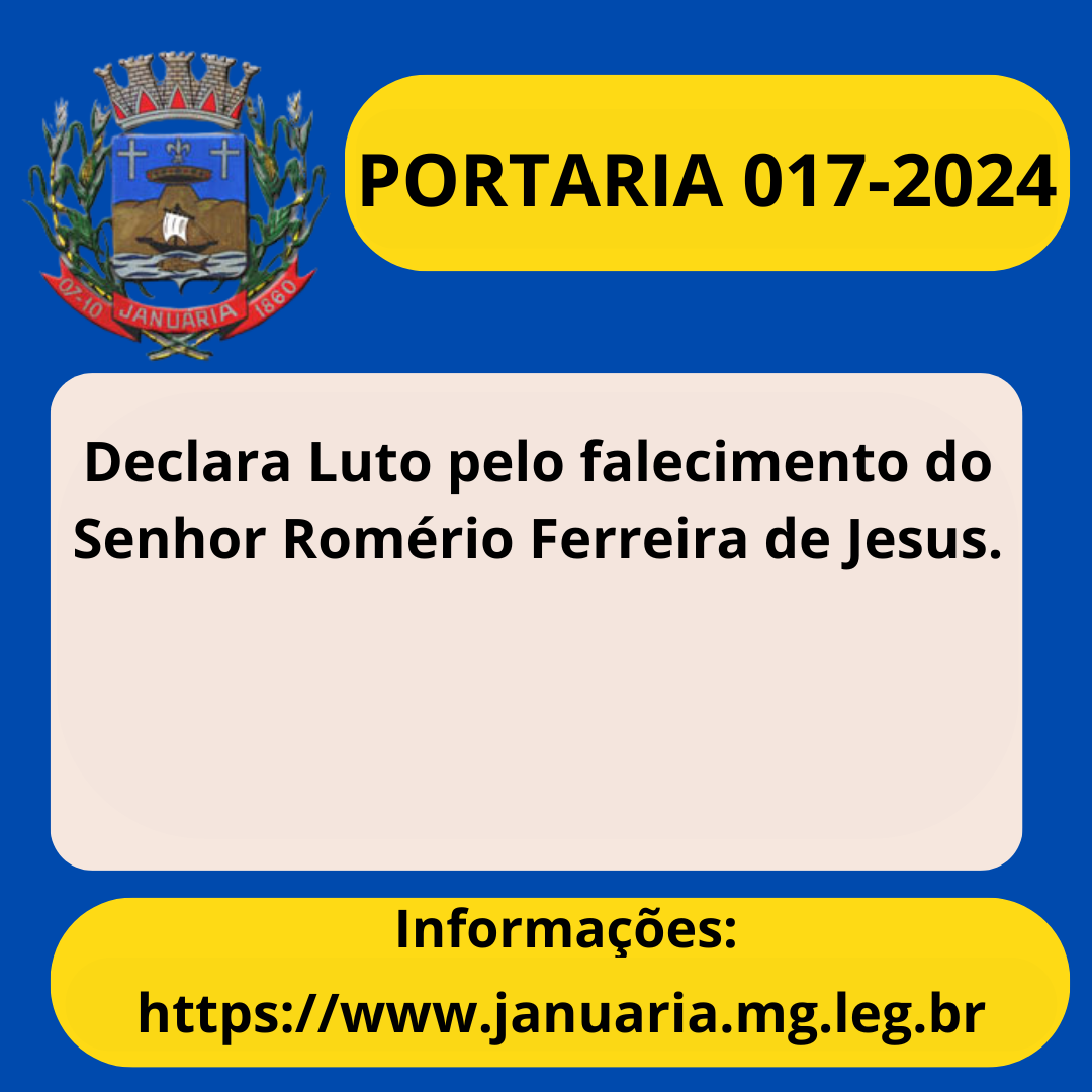 Portaria 017/2024